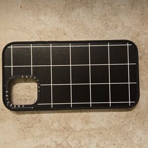 Casetify Black & White Grid Phone Case (iPhone 12 / iPhone 12 Pro)
